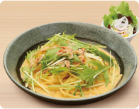 小エビのトマトクリームパスタ