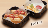 ホットドッグサンドモーニングセット