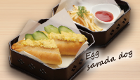 たまごサラダドッグモーニングセット